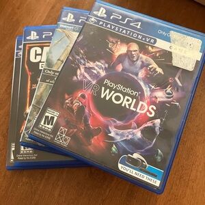 PlayStation PS4 Game BOXES ONLY